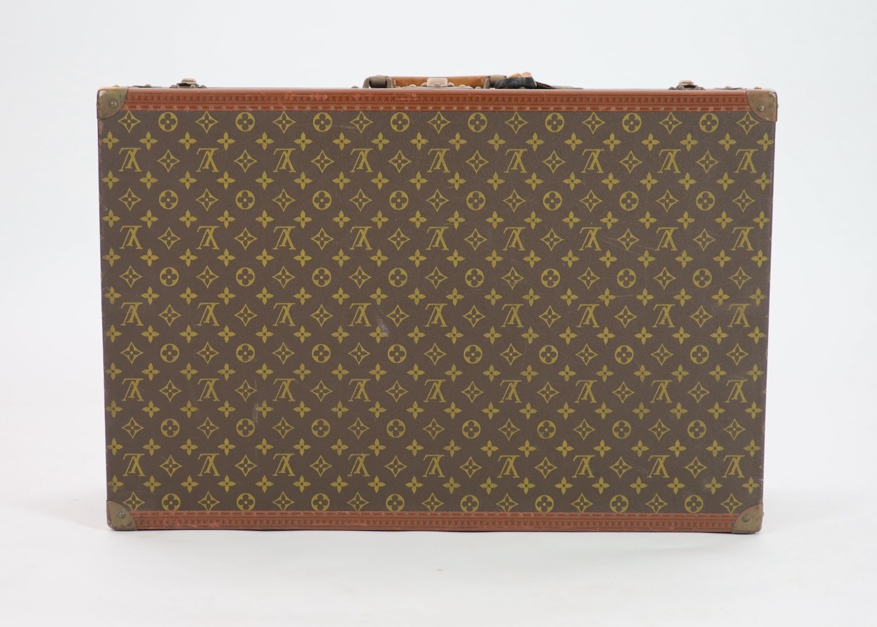 A Louis Vuitton LV pattern suitcase 70 x 47 x 22cm